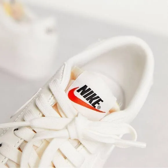 Nike Blazer Platform low sneakers in triple white