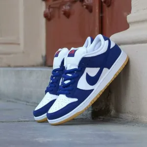 Nike Blue and White Sneakers Low-Top Classic