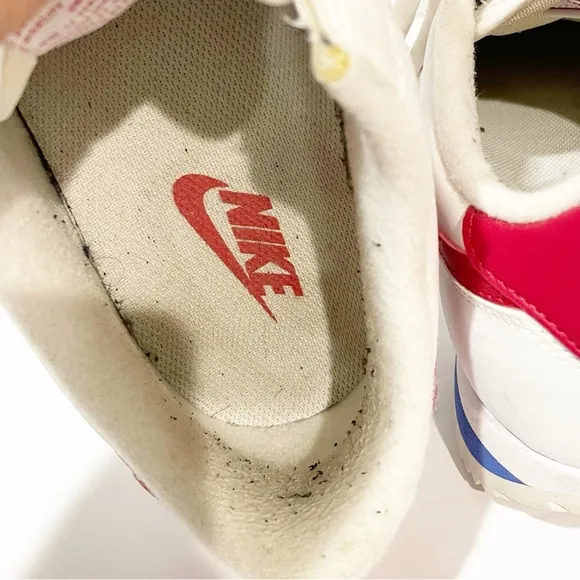 Nike Cortez Basic Leather OG Forrest Gump Low Top Sneakers Mens Size 10