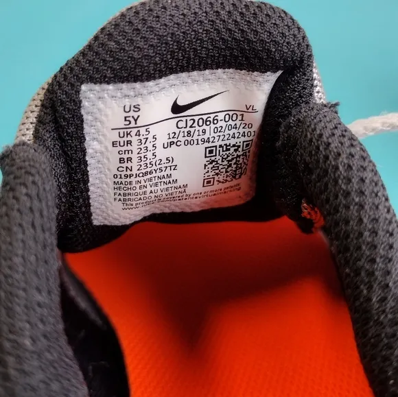 Nike Downshifter Youth Running Lace Up Sneakers Shoes Big Kids Size 5Y