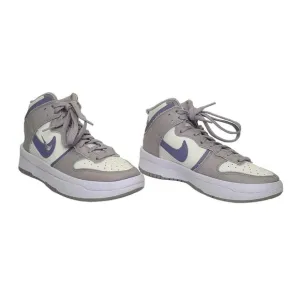 Nike Dunk High Up Iron Purple Lifestyle Leather Sneakers Women's 7.5