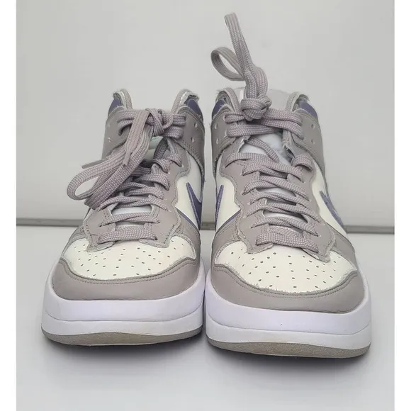 Nike Dunk High Up Iron Purple Lifestyle Leather Sneakers Women's 7.5