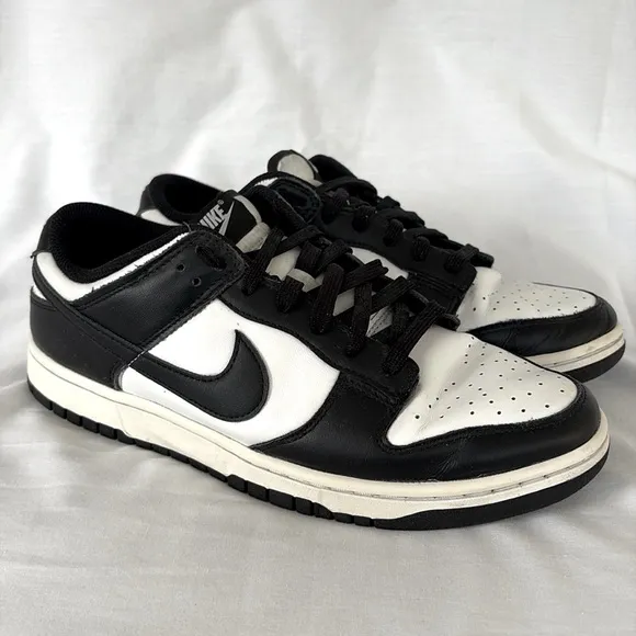 Nike Dunk Low Top Sneakers Panda Black White Athletic Men’s 11.5