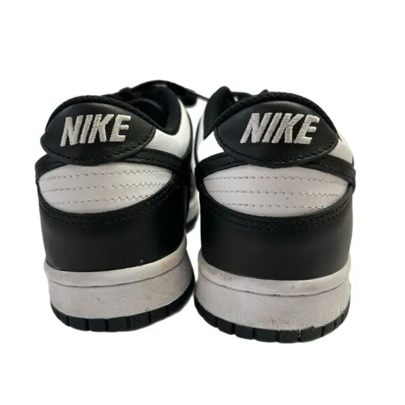 Nike Dunk Low Top Sneakers PANDA  Youth Size 6.5