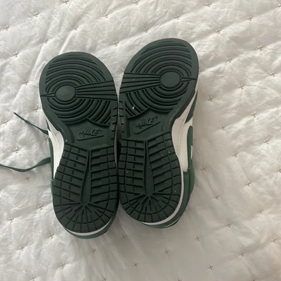 Nike Green and White Low-Top Sneakers NEVER USED