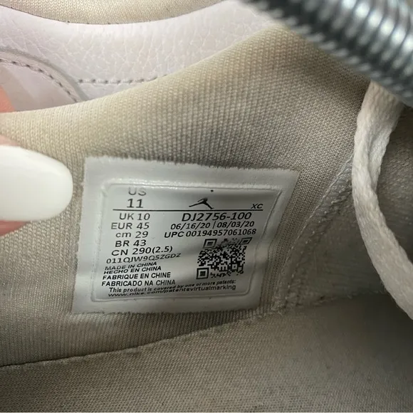 Nike Jordan Low Top Wing Neutral Sneakers