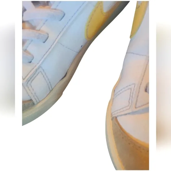 Nike Kids Blazer Low Top '77 White/ Yellow/ Pink Unisex Sneakers Size 2.5Y