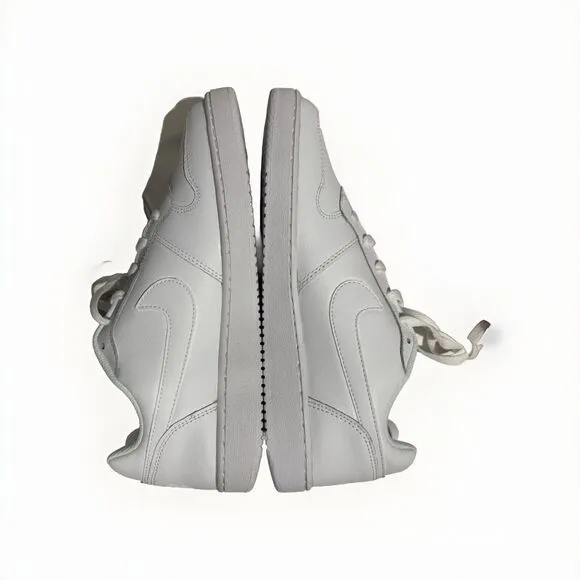 Nike Mens Ebernon Low Triple White Basketball Casual Shoes Sneakers Size 9