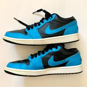 Nike Men’s Size 9 - Air Jordan 1 Low Laser Blue Sneakers