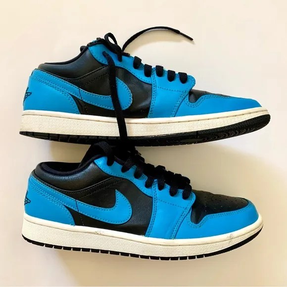 Nike Men’s Size 9 - Air Jordan 1 Low Laser Blue Sneakers