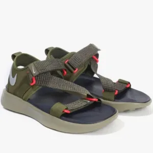 NIKE Men’s Vista Strap Sandals Slides DJ6606-300 Rough Green / Olive 15