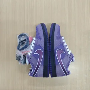 Nike Purple and White Low-Top Sneakers