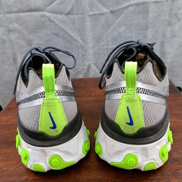 Nike React Element 55 men size 10 multi-colored low top sneakers #c13831-200