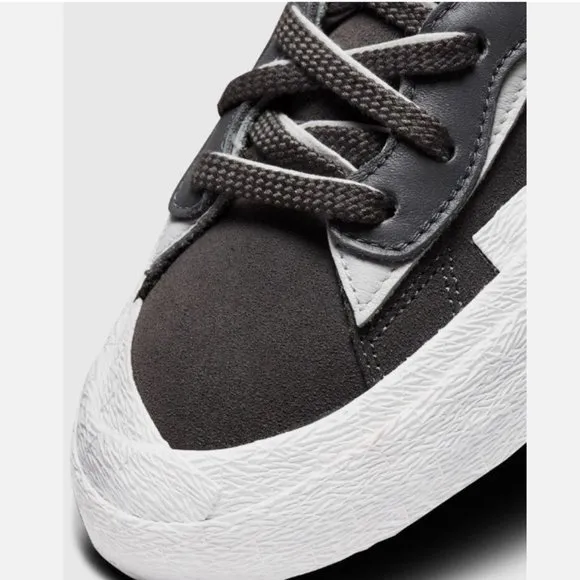 Nike Sacai Blazer Low Iron Grey Mens Sneakers 15