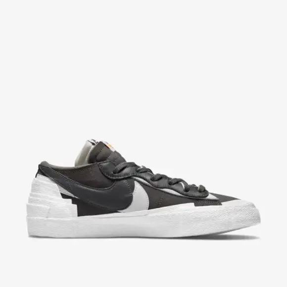 Nike Sacai Blazer Low Iron Grey Mens Sneakers 15