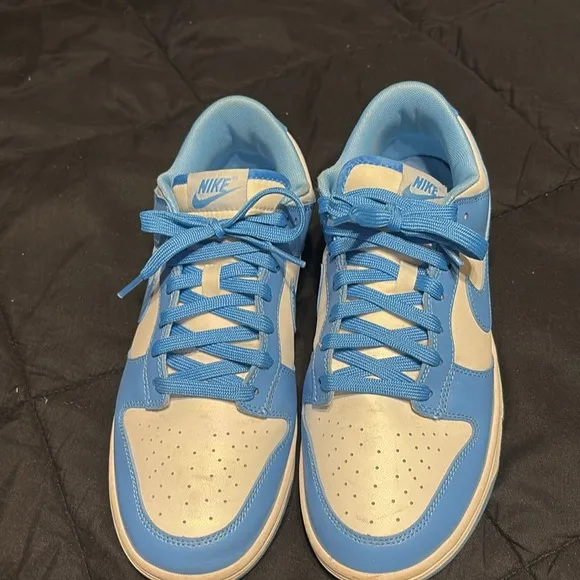Nike Sky Blue and White Low-Tops