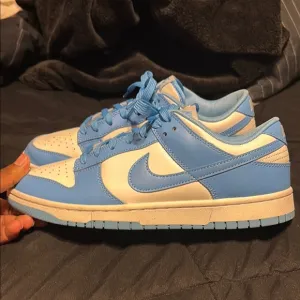 Nike Sky Blue and White Low-Tops
