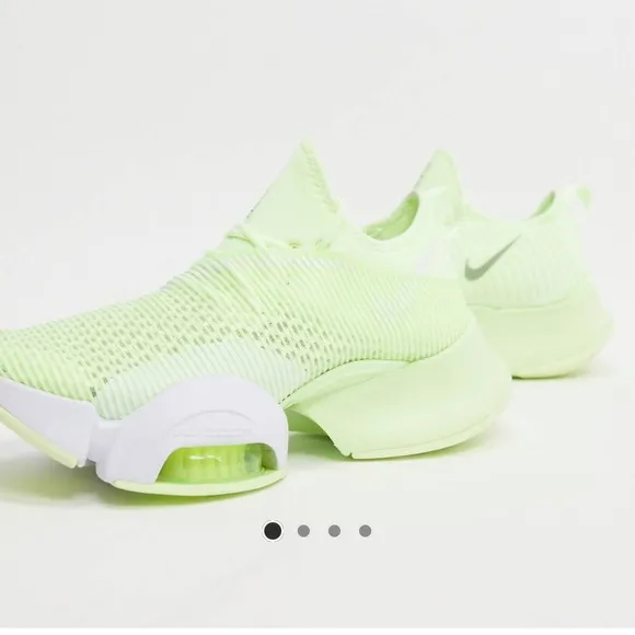 Nike training air zoom superrep HIIT neon green platform sneakers 6.5