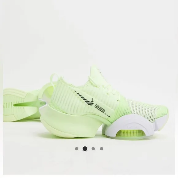 Nike training air zoom superrep HIIT neon green platform sneakers 6.5