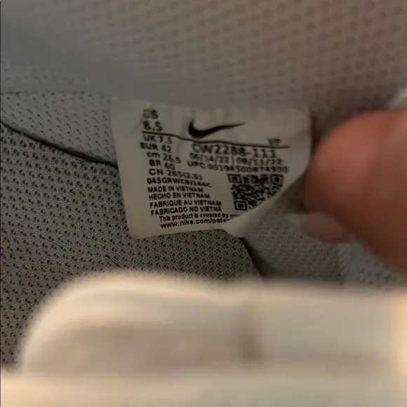 Nike White Air Force 1 Sneakers Leather Low-Top