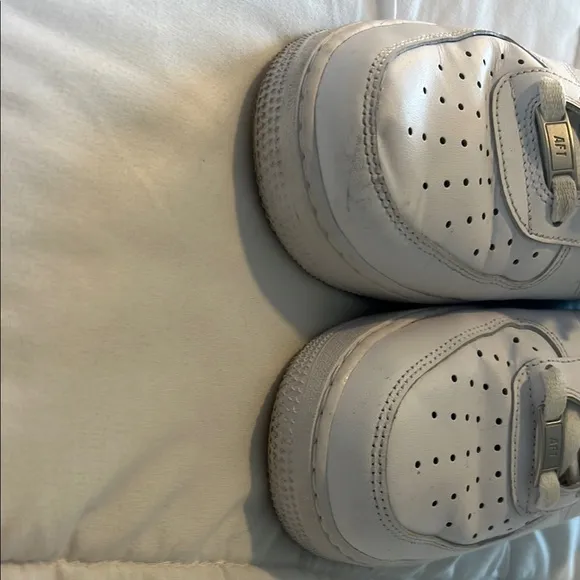 Nike White Air Force 1 Sneakers Leather Low-Top