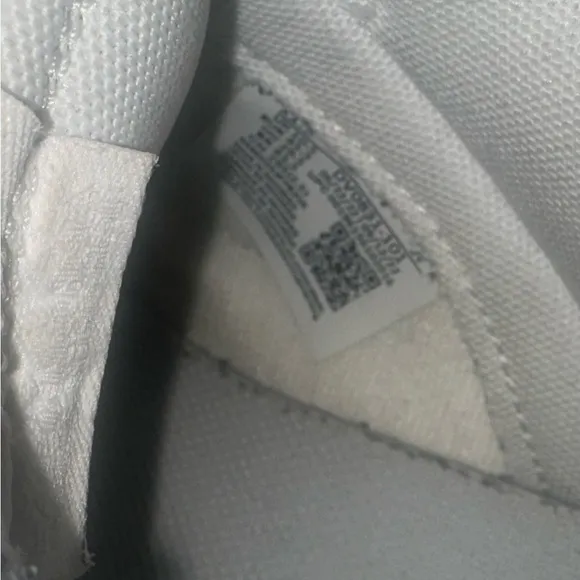 Nike White Low-Top Sneakers with Perforated Design