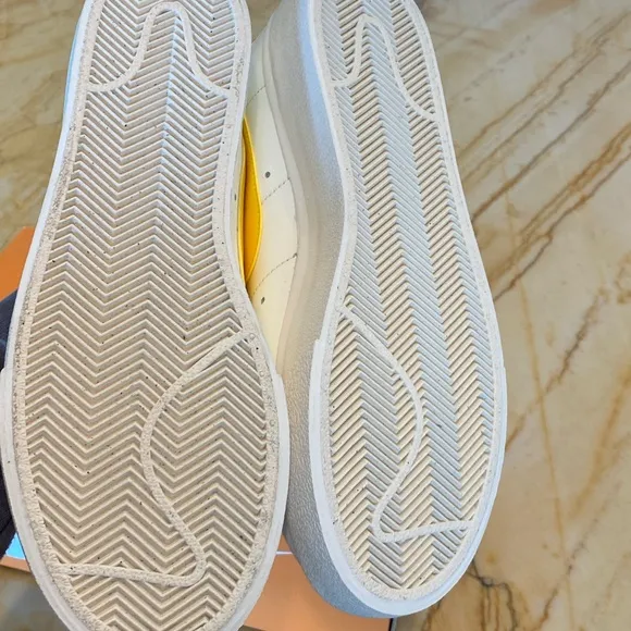 Nike women’s Blazer Platform White and Yellow Sneakers