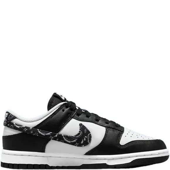 Nike Womens Dunk Low Essential Sneakers Size 5 White/Black-white-black