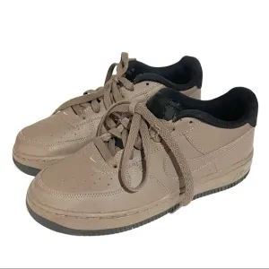 Nike Youth Boys Size 5 Air Force 1 Low Top Sneakers Mushroom Brown Black