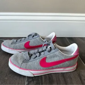 Nike Gray and Pink Sneakers Size 5 Brand New