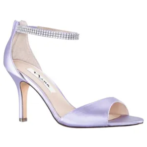 Nina Women's Volanda Ankle Strap Evening Sandals Purple Size 8