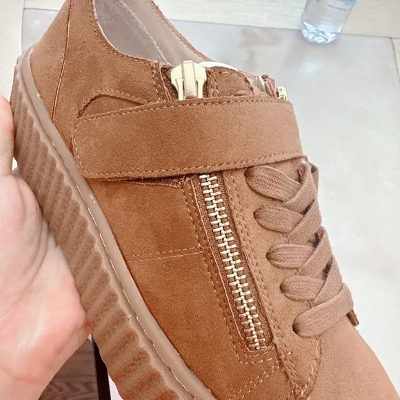 Nine West Suede Platform Sneakers - NWB
