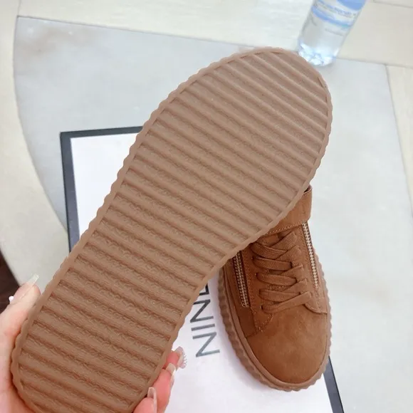 Nine West Suede Platform Sneakers - NWB