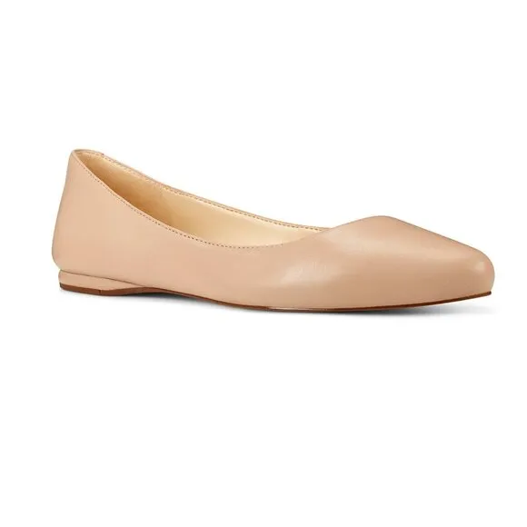 Nine West Women's Speakup Almond Toe Slip-On Flats (WIDE)