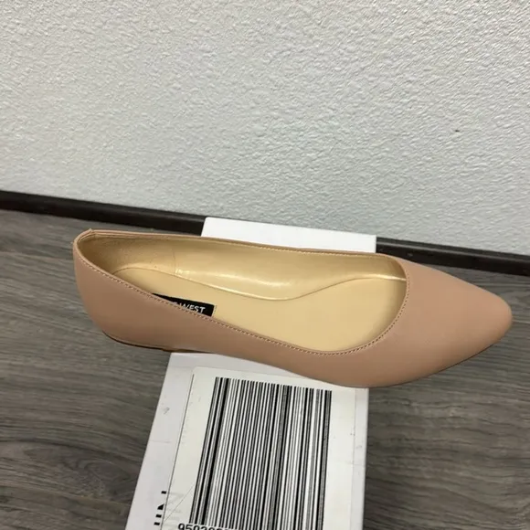 Nine West Women's Speakup Almond Toe Slip-On Flats (WIDE)