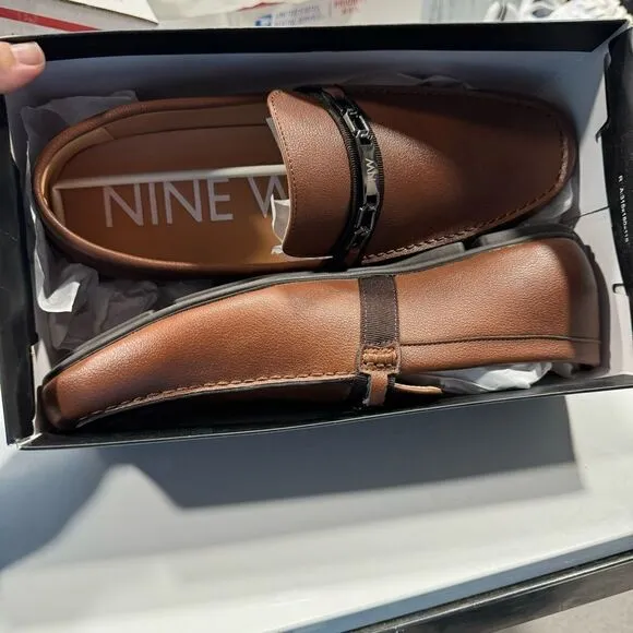 Nine West Men's Driving Moccasins with Buckle Size 11 NEW #G392