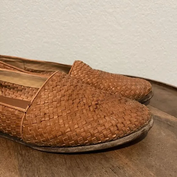 Nisolo Alejandro Woven Leather 2.0 Slip-On Loafers Dress Shoes Men's Size 9