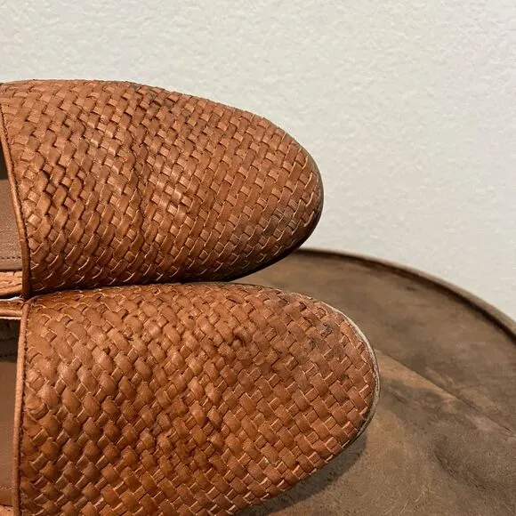 Nisolo Alejandro Woven Leather 2.0 Slip-On Loafers Dress Shoes Men's Size 9