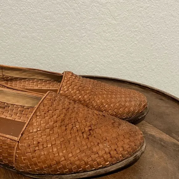 Nisolo Alejandro Woven Leather 2.0 Slip-On Loafers Dress Shoes Men's Size 9
