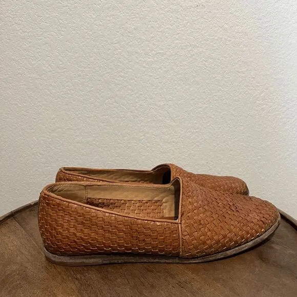 Nisolo Alejandro Woven Leather 2.0 Slip-On Loafers Dress Shoes Men's Size 9