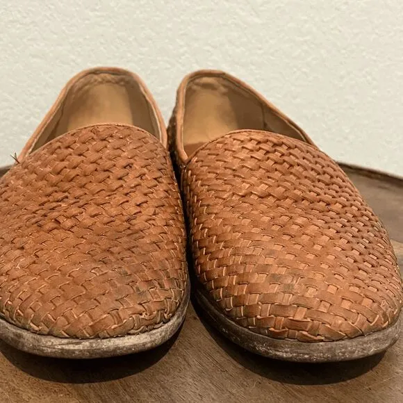 Nisolo Alejandro Woven Leather 2.0 Slip-On Loafers Dress Shoes Men's Size 9