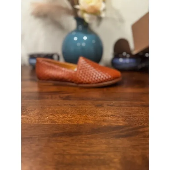 Nisolo Alejandro Woven Slip On Loafers Brown Size 9 Men