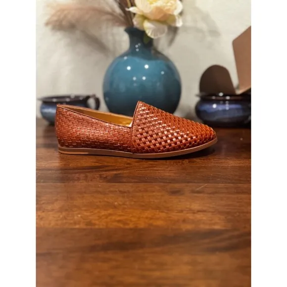 Nisolo Alejandro Woven Slip On Loafers Brown Size 9 Men