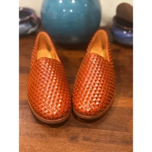 Nisolo Alejandro Woven Slip On Loafers Brown Size 9 Men