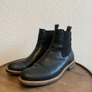 Nisolo Black Leather Carmen Chelsea Boot Ankle Booties Women's Size 8.5