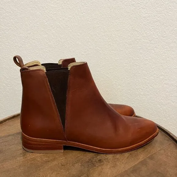 Nisolo Brown Leather Chelsea Boots Women’s 8.5