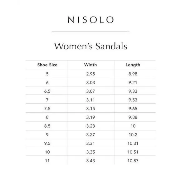 NISOLO Carina Cross Strap Mule Sandals Slides size 8.5 Leather