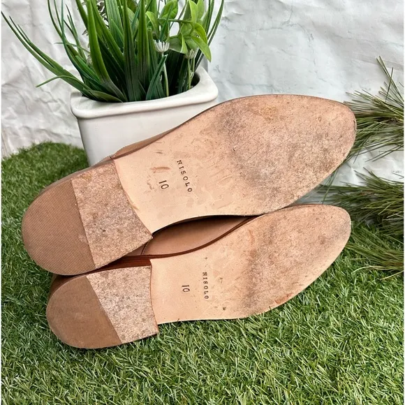 NISOLO Emma d’Orsay Oxford Almond flats size  10 women gently used 🌷
