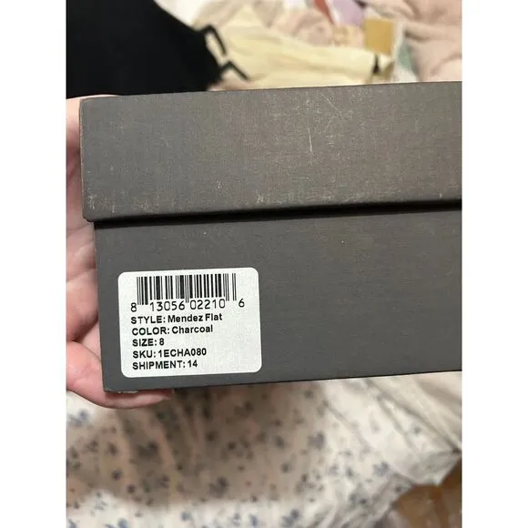 Nisolo Mendez Flat Charcoal Grey