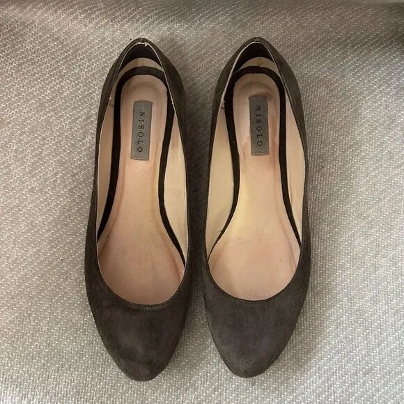 Nisolo Mendez Flat Charcoal Grey